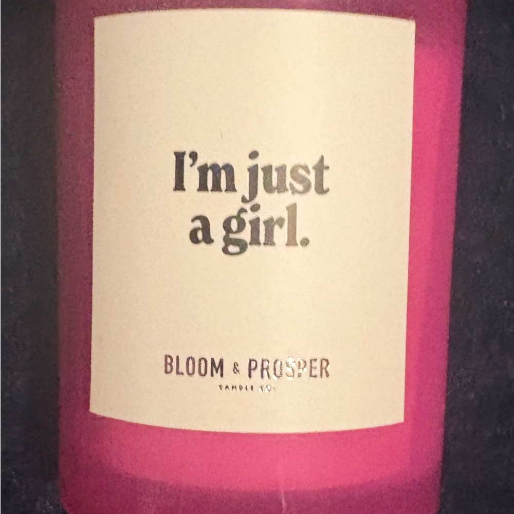 Bloom & Prosper Strawberry Daiquiri Pink Jar Candle - I'm Just a Girl